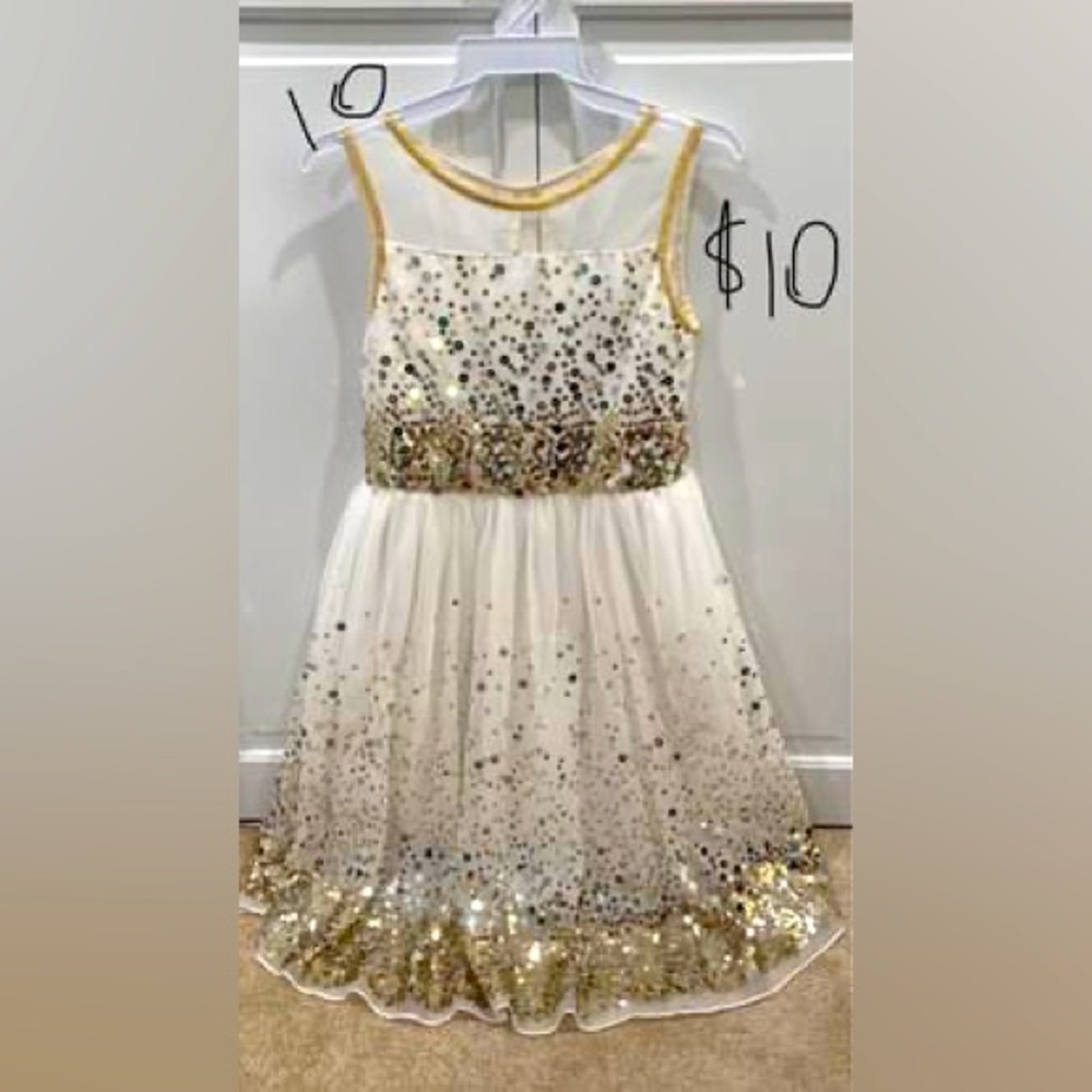 Girl size 10-12 dresses/rompers